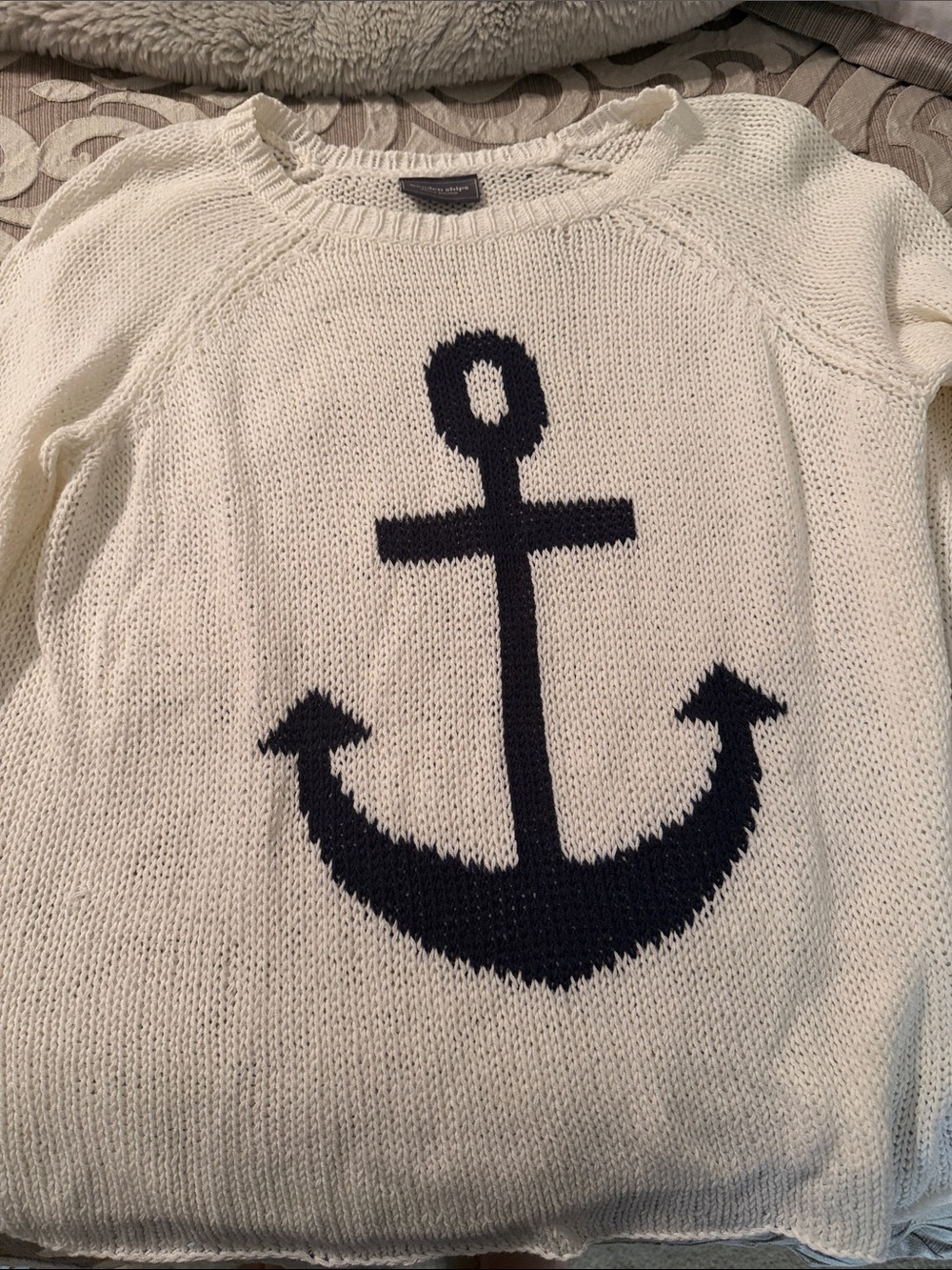 Wooden Ships M/L Anchor sweater